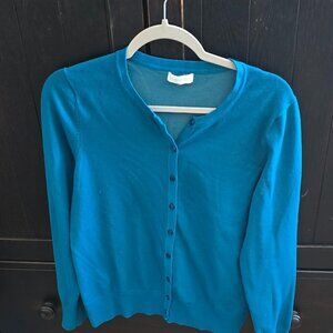 Charter Club Long Sleeve Button Front Cardigan Small